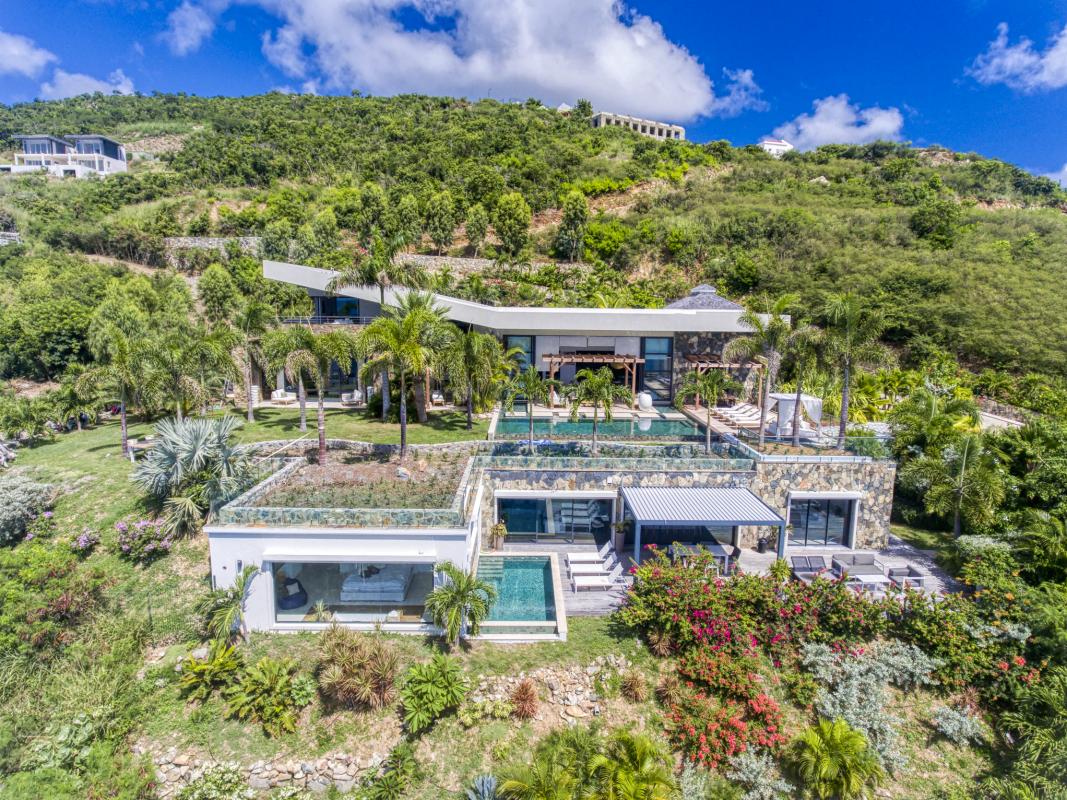 Location villa Saint Martin Indigo Bay - Villa 4 chambres 8 personnes - vue mer - Piscine - Villa de luxe (44)